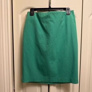 Forever 21 Green Pencil Skirt Knee-Length Work